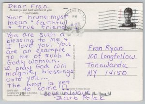 Animal~Sailcat Fish Skeleton~Crucifix Fish Lantz Poem~Continental Postcard 