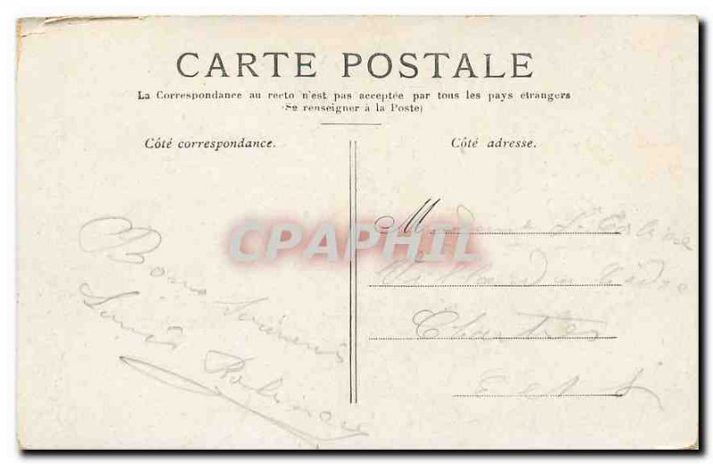 Old Postcard Paris concierge