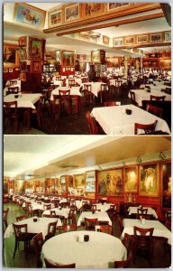 Baltimore Maryland, Haussner's Restaurant, Showing Paintings, Vintage Postcard
