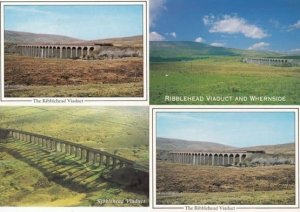 Ribbleshead Viaduct 4x Postcard s
