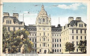 St Luke's Hospital New York City, USA 1920 