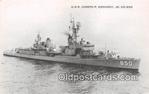 USS Joseph P Kennedy, JR DD850 US Atlantic Fleet Unused 