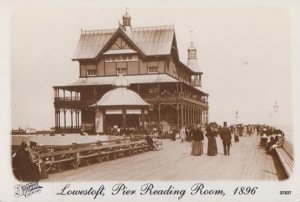 Victorian Reading Room at Lowestoft Pier Suffolk Postcard