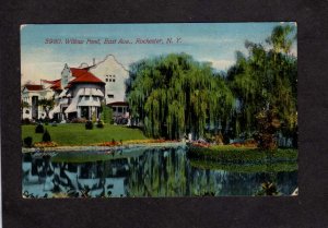 NY Willow Pond Rochester New York Vintage Postcard