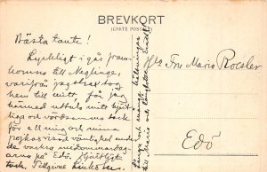 Sweden Duvbo 1908 vintage postcard