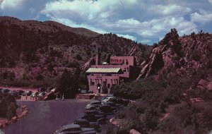 Vintage Postcard Hidden Inn Garden Of The Gods Pikes Peak Region Colorado CO