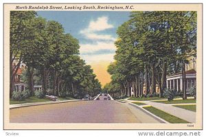 North Randolph Street, looking South, Rockingham, North Carolina, 30-40s