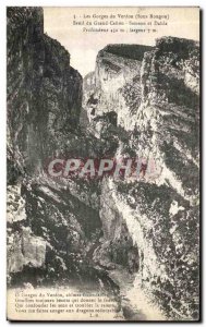 Old Postcard The Verdon Gorge