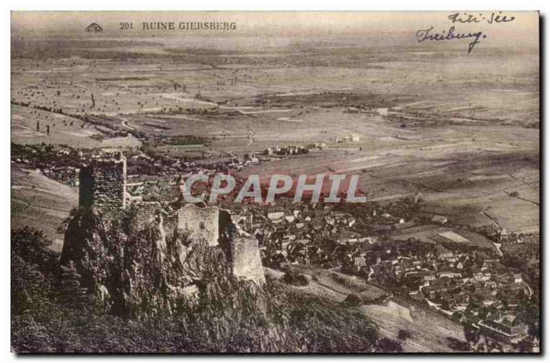 Ruin Giersberg - Old Postcard