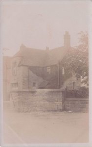 Langwith Derbyshire Village House Antique Postcard
