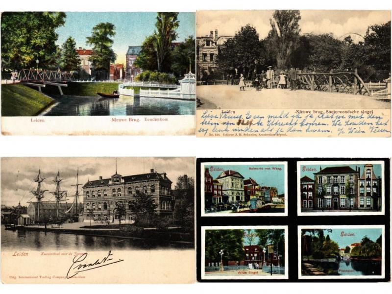 LEIDEN HOLLAND NETHERLANDS 220 CPA Pre-1940