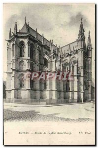 Old Postcard Amiens Apse From & # 39Eglise Saint Remy