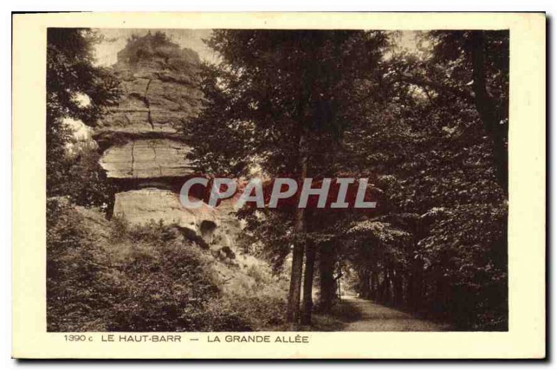 Old Postcard The High Barr La Grande Allee