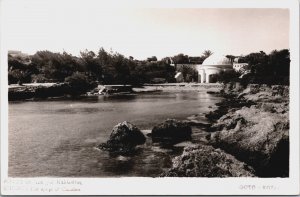 Greece Rhodes Hot Springs of Kallithea Vintage RPPC  C171