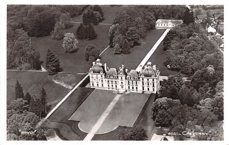 Birds Eye View Cheverny France Unused 