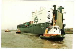Atlantic Cartier, ACL Shipping Boat with Tug Boats