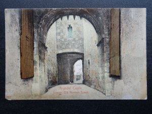 Sussex ARUNDEL Castle Interior Old Norman Tower c1906 Postcard by Stengel & Co.