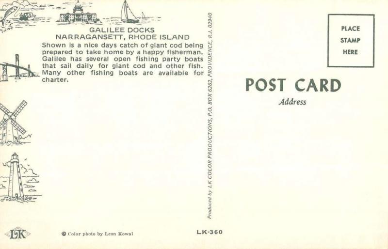 Vintage Postcard Fishing Fish ~ A fine Days Catch