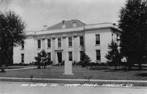 Thomson Georgia Court House Real Photo Vintage Postcard JF685691