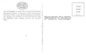 Pittsburgh & Lake Erie Railroad Company Boardman, Ohio, USA Postcard