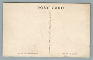 MAY'S LANDING NJ FIRE HOUSE & TOWN HALL VINTAGE POSTCARD