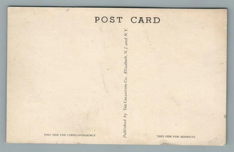 MAY'S LANDING NJ FIRE HOUSE & TOWN HALL VINTAGE POSTCARD