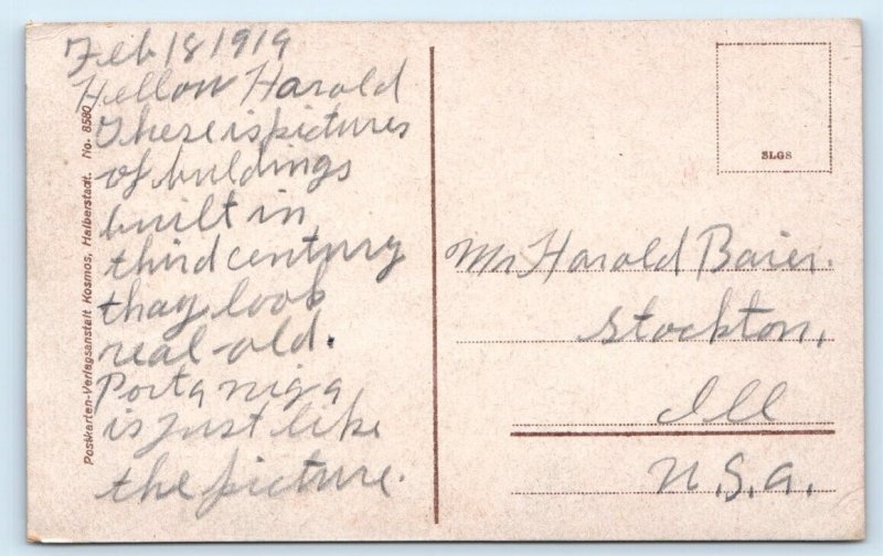 Alt Trier multiview GERMANY Postcard