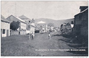 Wilberforce Street, Children Playing, FREETOWN, Sierra Leone, Africa, PU-1906