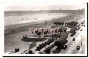 Modern Postcard La Baule The private beach of the Hermitage Hotel and Gardens