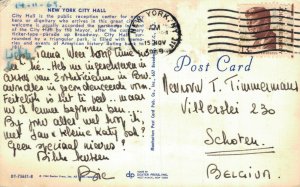 USA City Hall New York City Vintage Postcard 07.70 