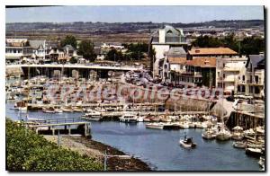 Postcard Old La Cote d'Amour Port of Pouliguen La Baule The Port and the back...