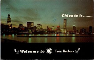 Illinois Chicago Skyline 1981