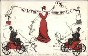 AMA American Medical Association AMA Boston MA Adv Promo Postcard gfz