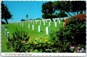 Postcard - Fort Rosecrans National Cemetery - San Diego, California