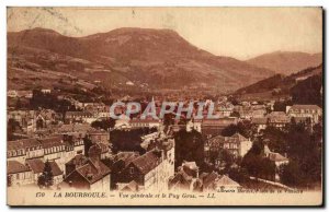 Old Postcard La Bourboule Generale View and Puy Gros