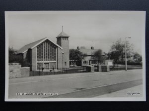 Tyne & Wear WINLATION St. Annes Church c1960s RP Postcard by Frith