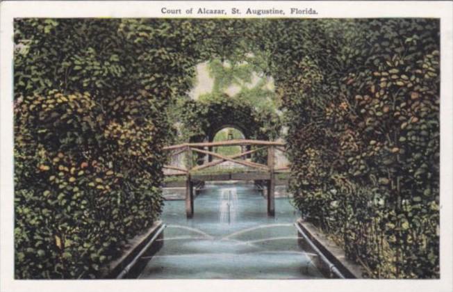 Florida St Augustine Court Of Alcazar