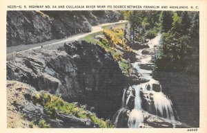 U. S Highway No. 64, Cullasaja River between Franklin and Highlands - Frankli...