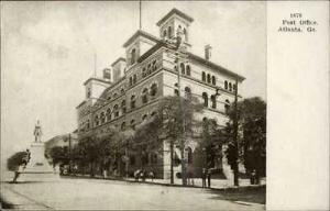 Atlanta GA Post Office c1905 UDB Postcard