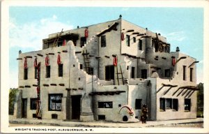 Postcard Wright's Trading Post in Albuquerque, New Mexico