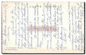 Old Postcard Castres saw the Agout Bridge Bias