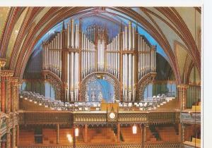 Postal (PostCard) 032408 : Montreal Quebec. Organs Notre Dame Basilica