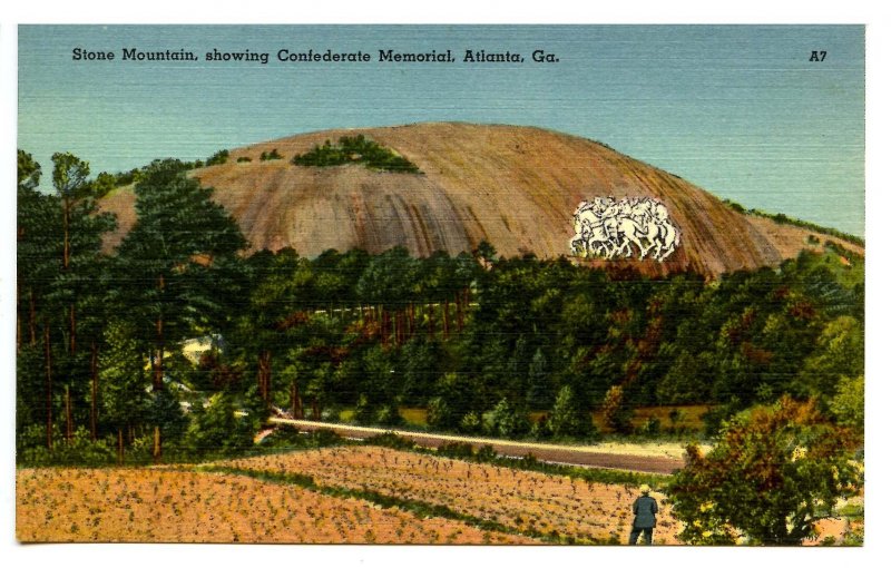 GA - Atlanta. Stone Mountain Confederate Memorial