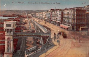 Boulevard de la Republique et les Quais Alger Algeria Unused 