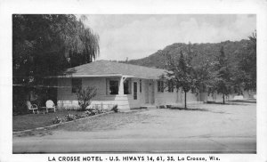 La Crosse Motel US 14 61 35 La Crosse Wisconsin postcard