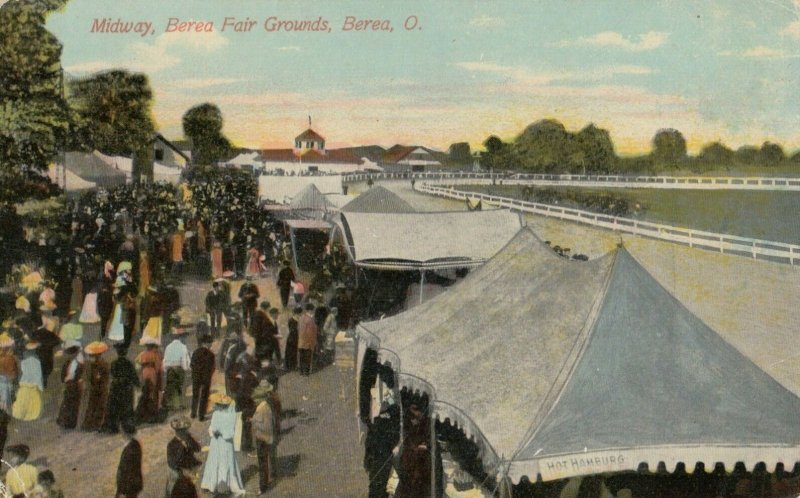 BEREA , Ohio , 1900-10s ; Midway , Fair Grounds