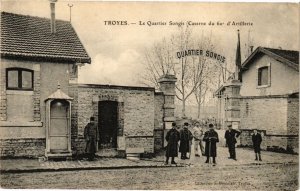 CPA TROYES - Quartier Songis, Caserne du 60e d'Artillerie (179524)