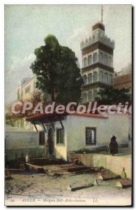 Postcard Old Algiers Mosque Sidi Abderrbaman