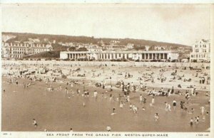 Somerset Postcard - Sea Front from The Grand Pier - Weston-super-Mare Ref TZ3203