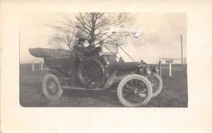 B79/ Automobile Real Photo RPPC Postcard c1910 Car Auto Machine 2